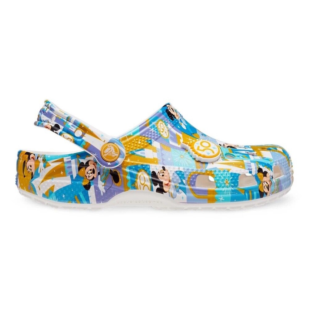 Walt Disney World 50th Anniversary Crocs Mickey & Minnie Adult Size - NEW - Picture 7 of 8